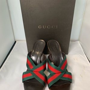 GUCCI NS NYLON GREEN RED GREEN